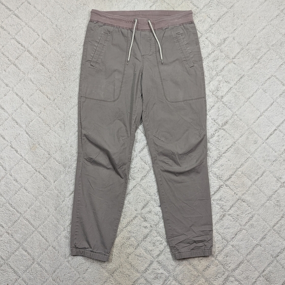 Vuori Pants Mens M Gray Traveler Ripstop Joggers Hike Trail Casual Cotton Blend - Picture 1 of 10